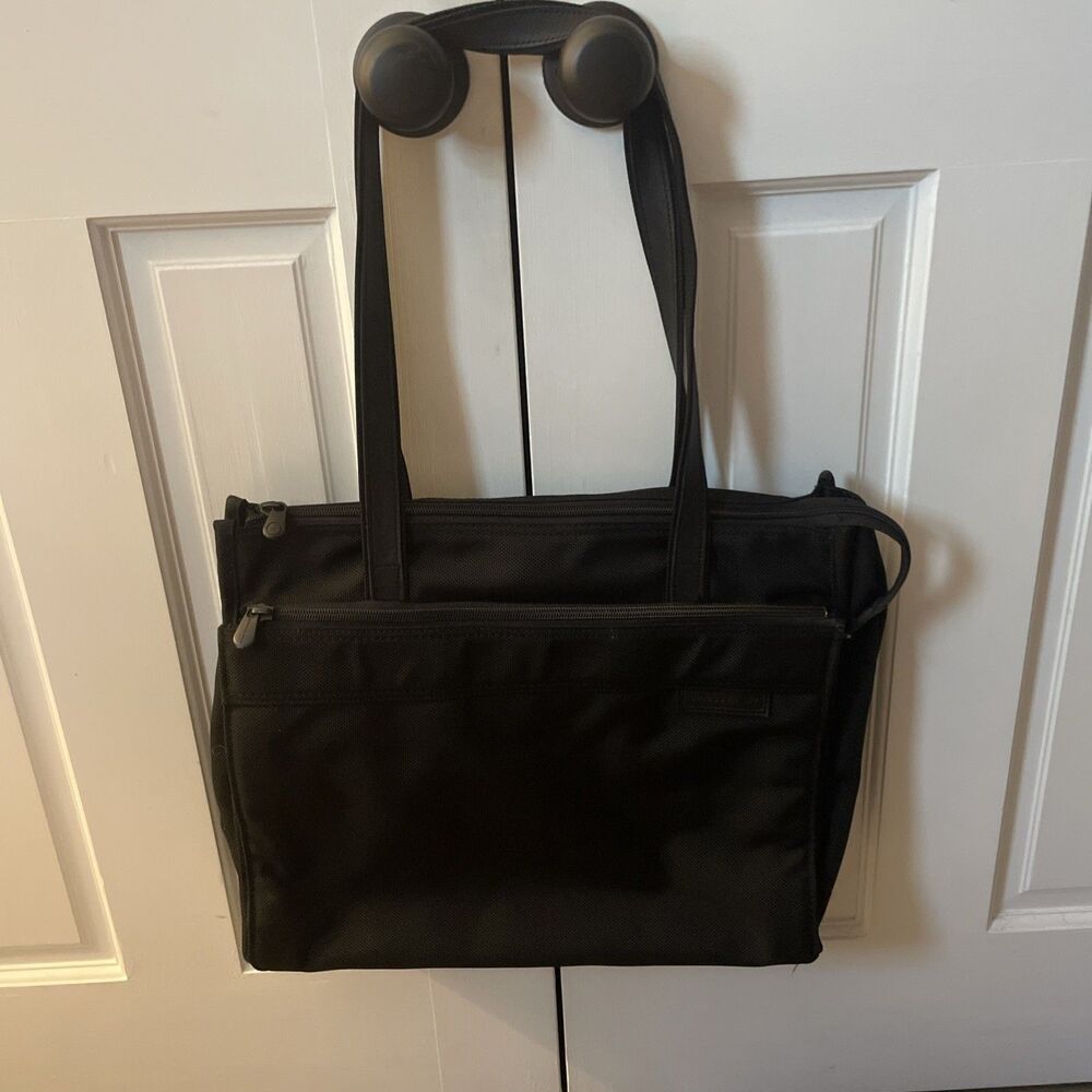 Briggs & Riley Baseline Traveler Tote Bag Black BL255-4 Read - No Long Strap